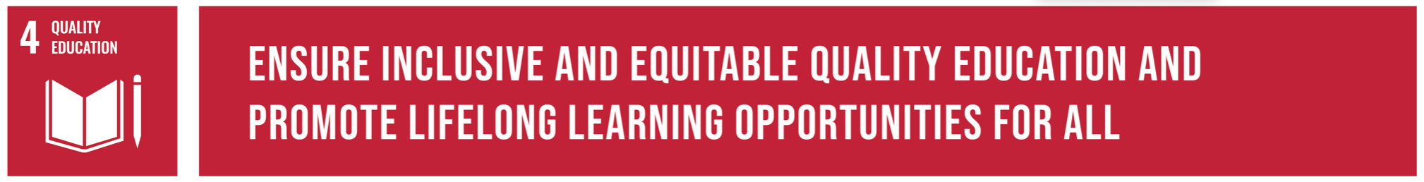 Sustainability Goal 4: Quality education