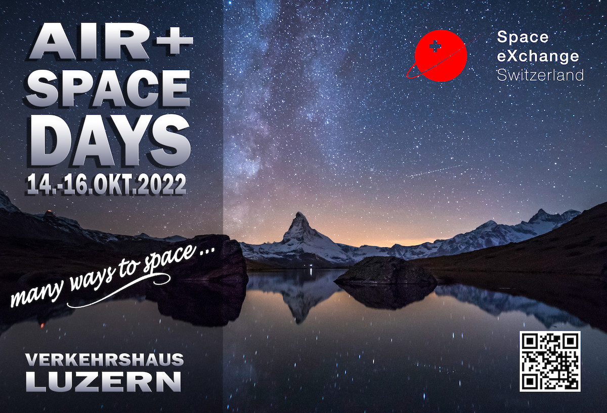 Air & Space Days, 14-16 Oktober 2022, Verkehrhaus Luzern