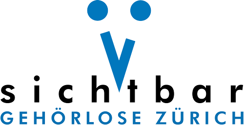 logo von Sichtbar Gehörlose Zürich. 