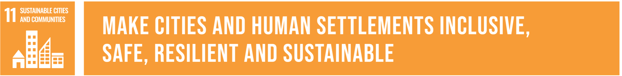 Sustainability Goal 11: Sustainable cities and communities